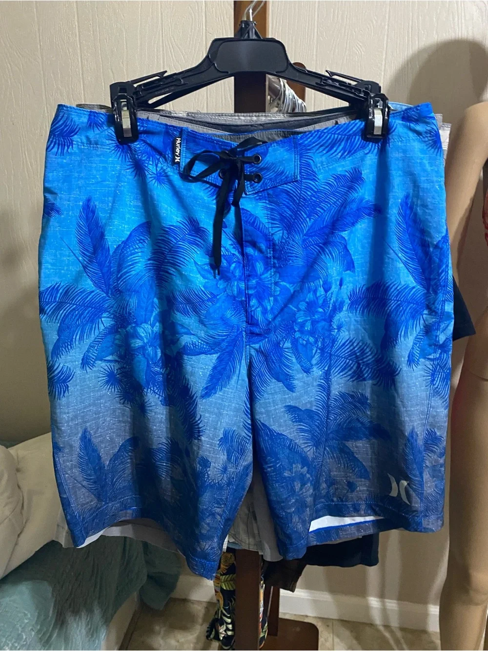Hurley Blue Tropical Palm Board Shorts